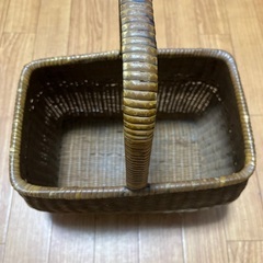 昭和レトロ　カゴバッグの画像