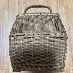 昭和レトロ　カゴバッグの画像