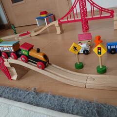 木のせんろセットの画像