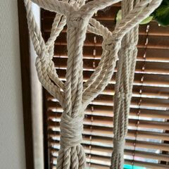 プランター マクラメプラントハンガー 2本セットの画像