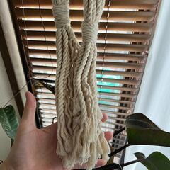 プランター マクラメプラントハンガー 2本セットの画像