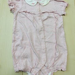 女の子 半袖カバーオール3枚セットの画像