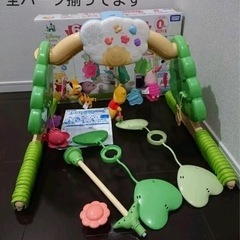 6WAYジムにへんしんメリー　くまのプーさん　＋　こどもちゃれんじ　プレイマットの画像