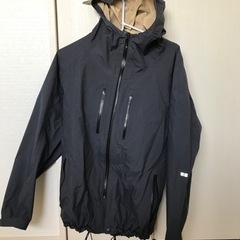 ユニクロ　ブロックテックパーカー　XL 紺色
