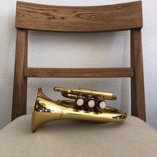 【美品】ケルントナー/ポケットトランペットKTR-33P/GDゴールド(ケース付き)