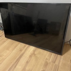 テレビ　55インチ　液晶割れてます