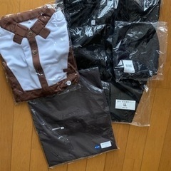 【今週5,000円】【新品・未使用・未開封】【LLsize】すき家バイトウェア上下&エプロン&帽子の画像