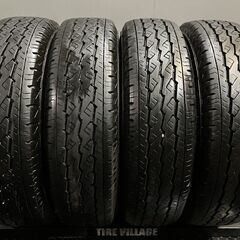 BRIDGESTONE V600 195/80R15 107/105L LT 15インチ 夏タイヤ 4本 20年製 バリ溝 ハイエース キャラバン等　(VTL750)クレジットカード QRコード決済可能