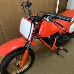 低走行　極上車！ホンダ　QR50  子供バイク　装備品付きの画像