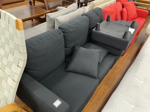 3人掛けソファ　ブラック　14,080円