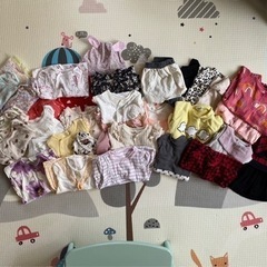 ベビー服女の子:未使用品含む60-70cm、100-500円
