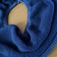 便座カバー　O型　ネイビーの画像