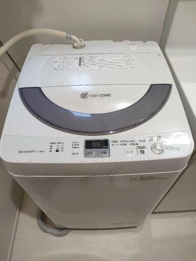 〈値段交渉可〉シャープ　洗濯機　穴なし槽で清潔節水