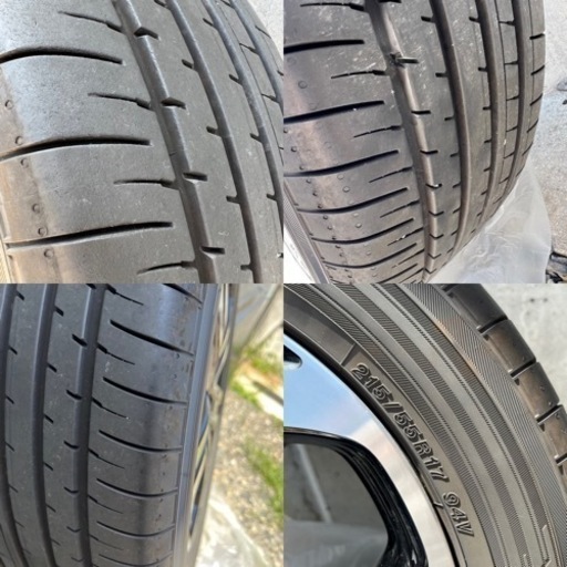 キキガルシア様【新車外し】ヴェゼルHV RU4 純正17インチアルミ 215/55R17 キキガルシア様【新車外し】ヴェゼルHV RU4 純正17インチアルミ 215