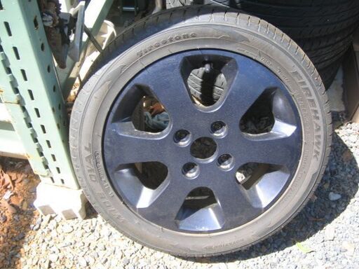 明日引き取り予定です　売れ次第終了になります　バリ溝　イボ取れたぐらい　軽自動車　小型車　　ホイル　ブルーメタリック　傷小　