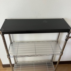 ニトリ　キッチンワゴンスリム　1年前に購入の画像