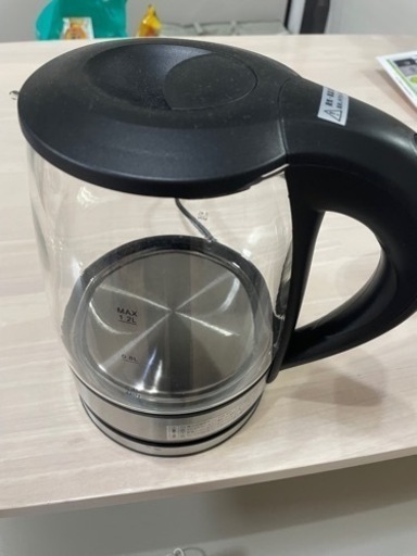 ガラスタンク電気ケトル　GD-G12 〔1.2L〕