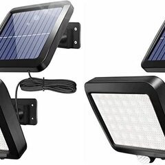 新品たくさん在庫　5Mケーブル ソーラーライト 屋外 56LED...