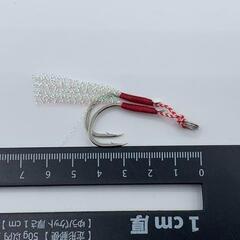 ダブルアシストフック　L　20本セット　　メタルジグ用　針幅　約1.1ｃｍ　K1の画像