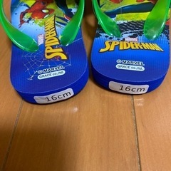 新品　ビーチサンダル　スパイダーマンの画像