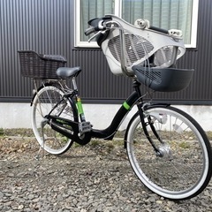 子ども前乗せ自転車　前22 後26インチ