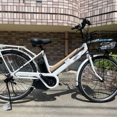 新車！　パナソニック　26インチ電動アシスト　ティモ・S　ホワイト　内装3段　鹿児島市の画像