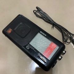 中古SONY AM FMラジオ動作品