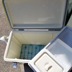 釣り用　クーラーボックス　レトロの画像