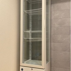 JCM 4面ガラス冷蔵ショーケース（片面扉） 258L JCMS-268 業務用冷蔵庫 タテ型 冷蔵庫 保冷庫 ショーケース LED