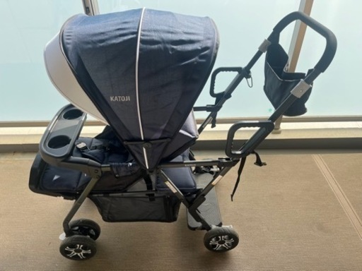 二人乗りベビーカー　KATOJI二人でゴー