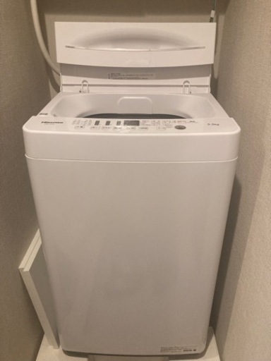 【お渡し者決定しました】洗濯機　5.5kg  2020年10月に購入　美品