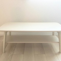 折りたためるローテーブル　白無垢