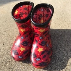 【0円】男の子　カーズ　長靴　16センチ　美品