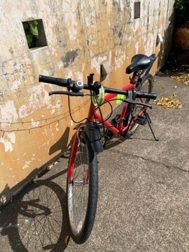 ロゴは、入って無いけどコカコーラの自転車です。