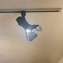 LED おしゃれなスポットライト2個　レール用の画像