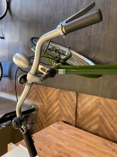 【前後タイヤ・チューブ新品！】26インチ自転車　グリーン