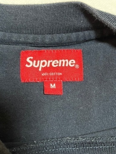 supreme small box tee 半袖　ネイビー　Mサイズ