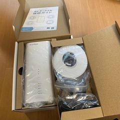 無料であげます。 ソフトバンク Air ターミナル 本体 ケーブル 一式の画像