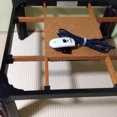 【温度調節機能有り、天板リバーシブル】こたつ   ７５㎝×７５㎝