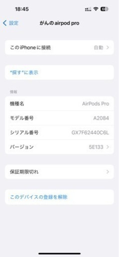 Apple AirPod Pro 充電ケース両耳