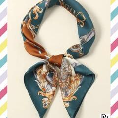 【♡新品♡】グラフィック バンダナ オレンジ 緑 おしゃれ