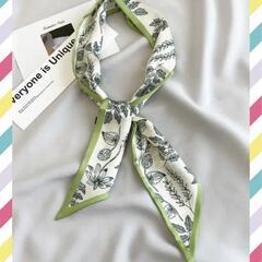 【♡新品♡】植物 プリント スカーフ