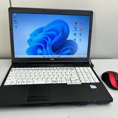 ★4/30受け渡し予定??本日の目玉・早い物勝ち！【激安！】ノートPC「富士通」Win11 Office2021 SSD 管理No1