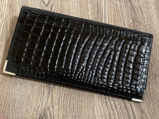 [希少/美品]dunhill ダンヒル クロコダイルレザー 長財布W-Germany/ビンテージ/札入れ