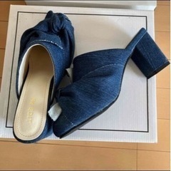 デニムサンダル　サボサンダルの画像