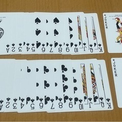 塩化ビニール製 トランプ ①ケース傷あり 柄違いも掲載してます。の画像