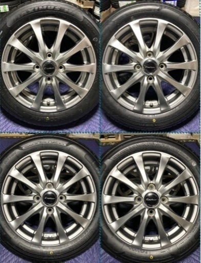 「商談中」㉜155/65R14 新品タイヤ4本と中古ホイールとナット付き