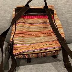 民族柄リュックサックの画像
