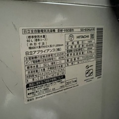 HITACHI BW-V80B(N)４年ほど使用しています。