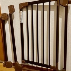 木のオートロックゲート【リッチェル】[ベビーゲート セーフティグッズ]の画像